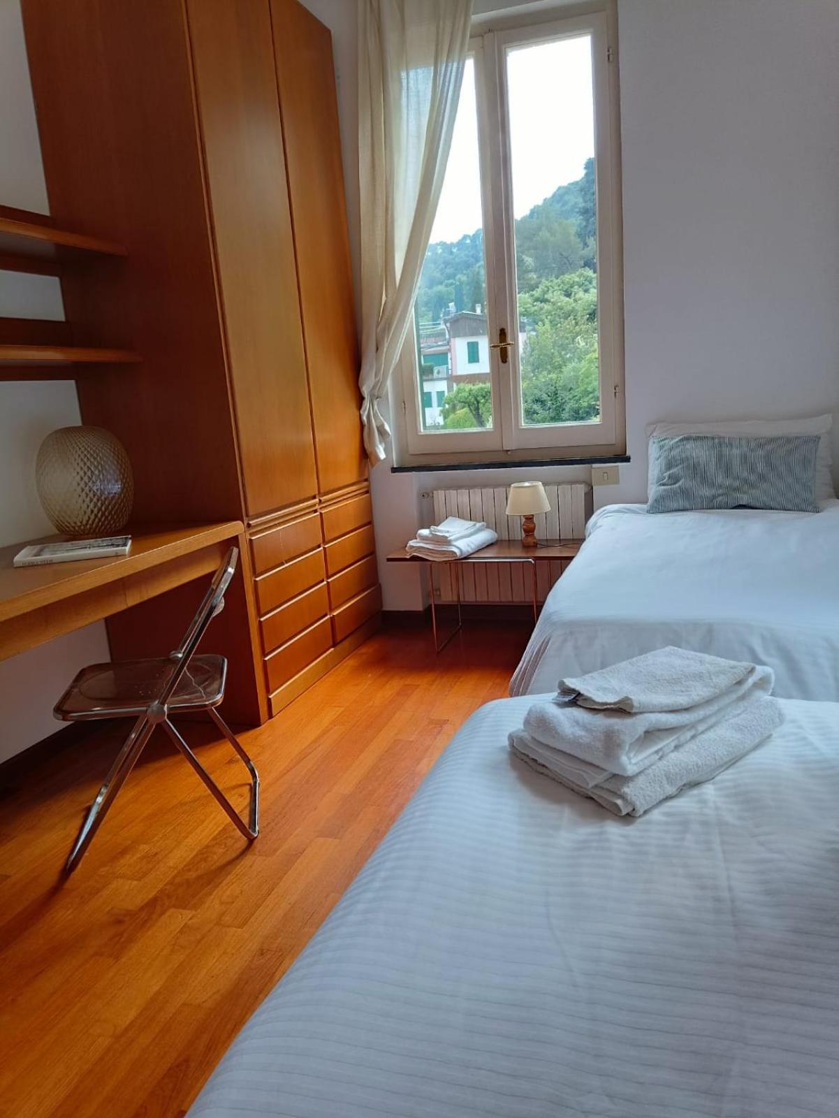 Portofino Seaview Apartment, 50 Meters From The Beach, Free Parking, Air Conditioning Paraggi Kültér fotó