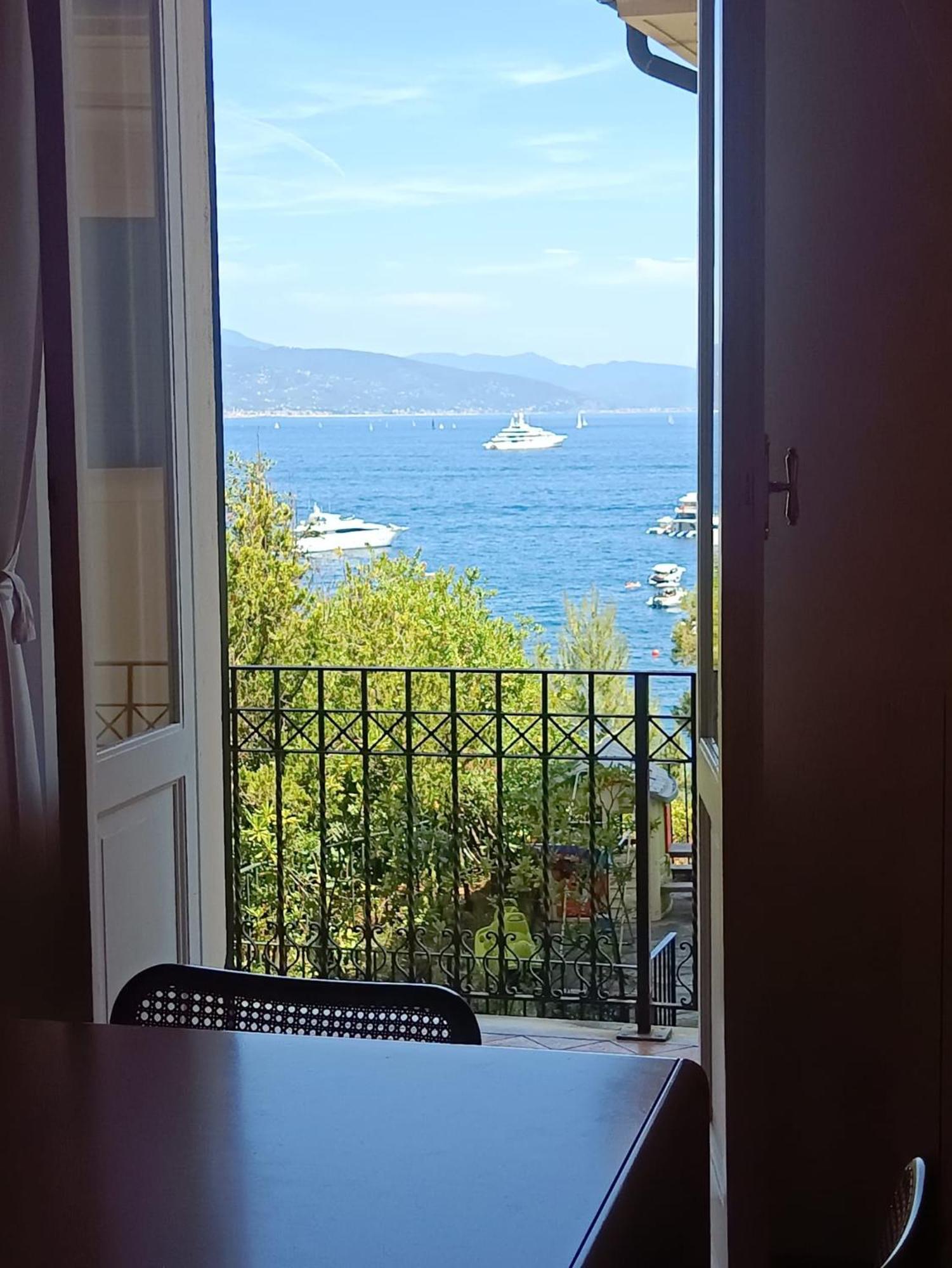 Portofino Seaview Apartment, 50 Meters From The Beach, Free Parking, Air Conditioning Paraggi Kültér fotó